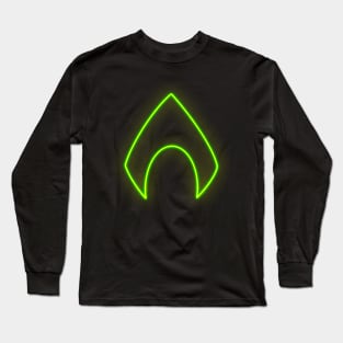 Neon superhero symbol Long Sleeve T-Shirt